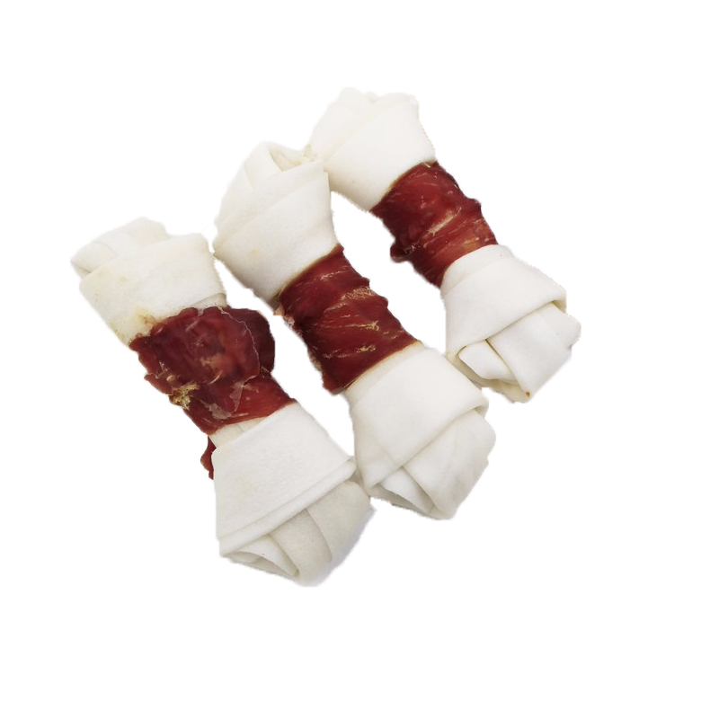 Duck wrapped rawhide bone