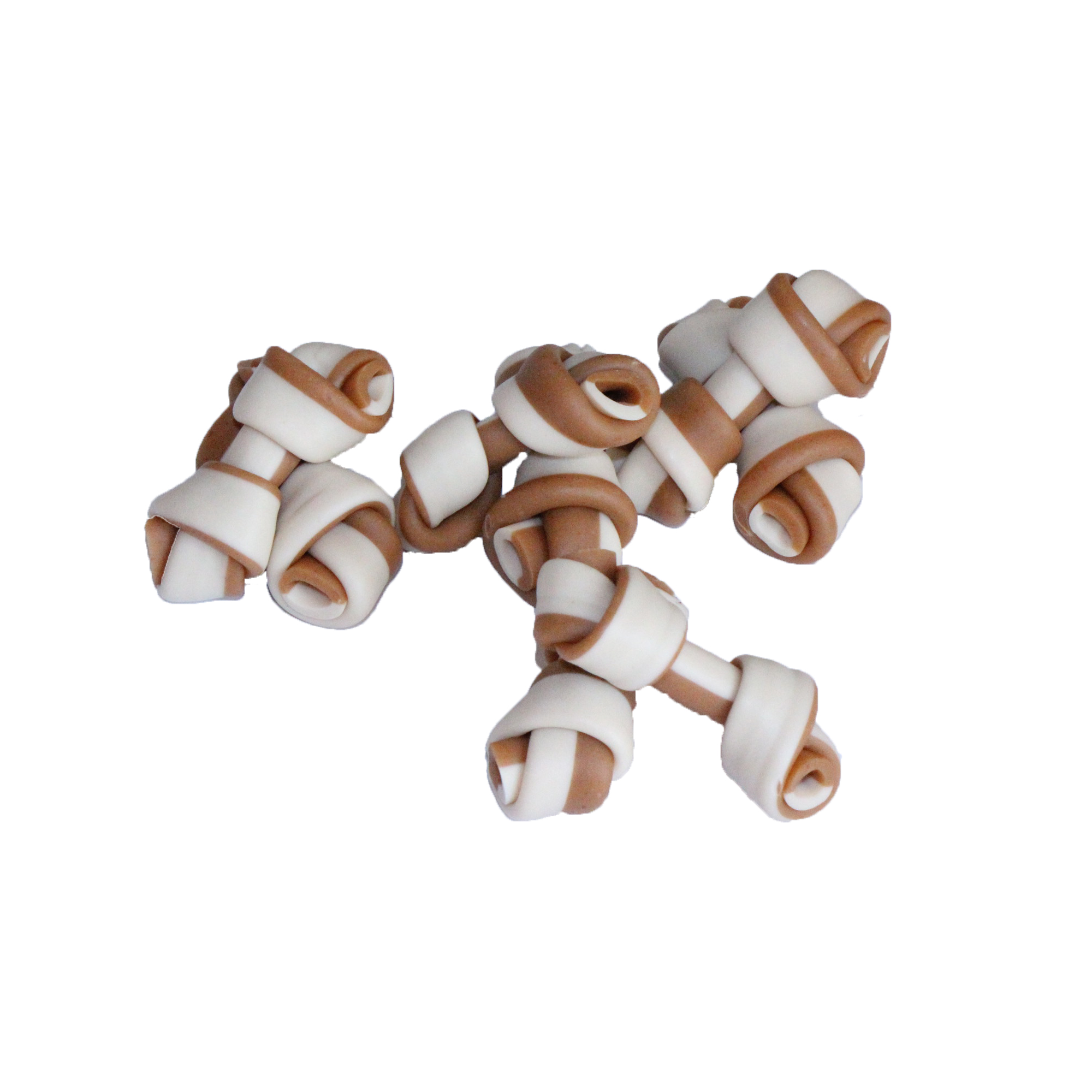 Dental knotted bone -chocolate color